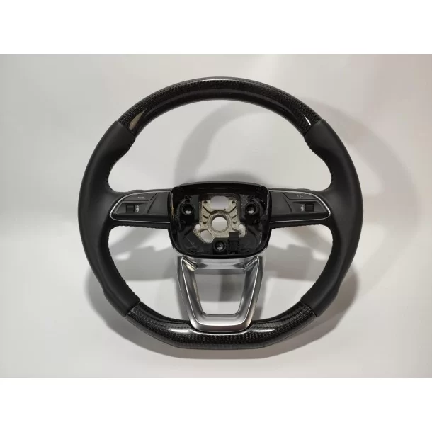  - Steering Wheels - 奥迪 Q7 Q5 B9 碳纤维真皮方向盘 - 1 - 从 Tuneverse 购买奥迪 Q7 Q5 B9 碳纤维真皮方向盘！以高品质提升您的驾驶体验。立即订购！✈️⚡️