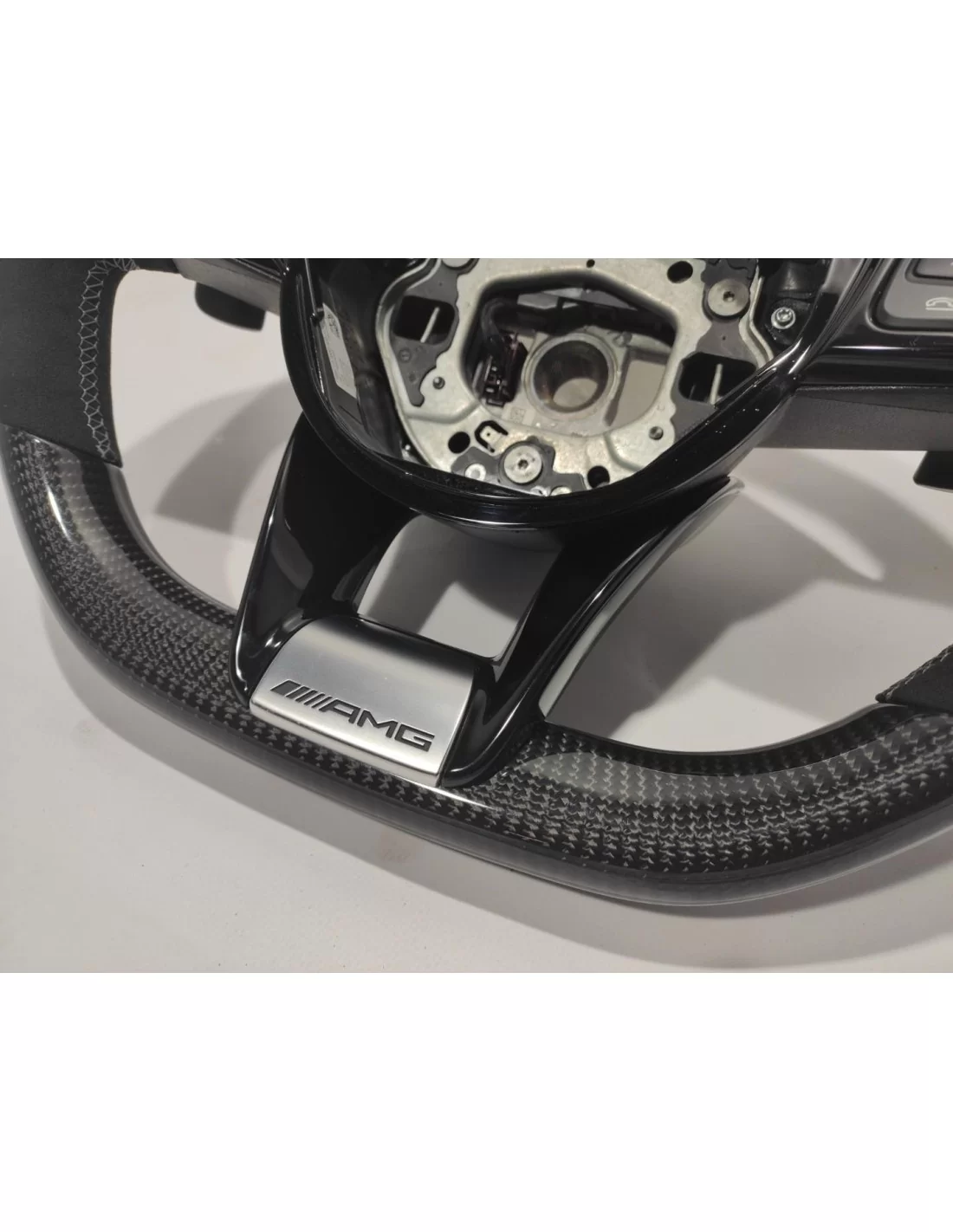 - Steering Wheels - Mercedes-Benz GLE GLC GLS W205 Volante Carbono Alcantara - 8 - Melhore a sua experiência de condução com o - Steering Wheels - Mercedes-Benz GLE GLC GLS W205 Volante Carbono Alcantara - 8 - Melhore a sua experiência de condução com o