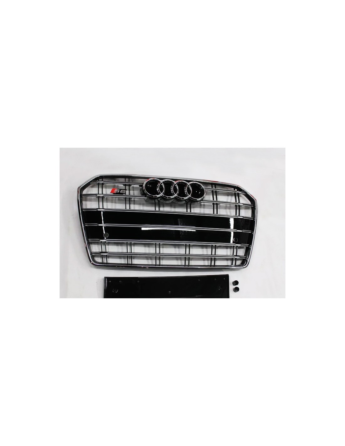  - Audi - 奥迪 RS6 前保险杠散热器格栅 QUATTRO 复制品，适用于 2016-2018 年款奥迪 A6 - 1 - 奥迪 RS6 前保险杠散热器格栅 QUATTRO for Audi A6 2016-2018