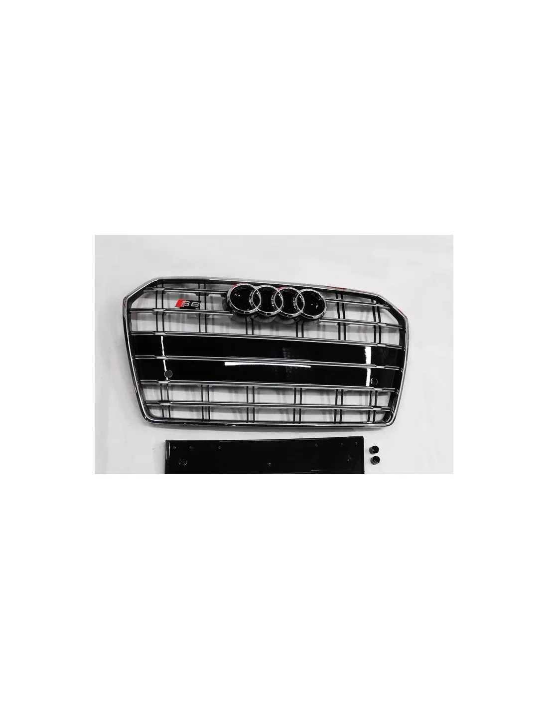  - Audi - 奥迪 RS6 前保险杠散热器格栅 QUATTRO 复制品，适用于 2016-2018 年款奥迪 A6 - 1 - 奥迪 RS6 前保险杠散热器格栅 QUATTRO for Audi A6 2016-2018