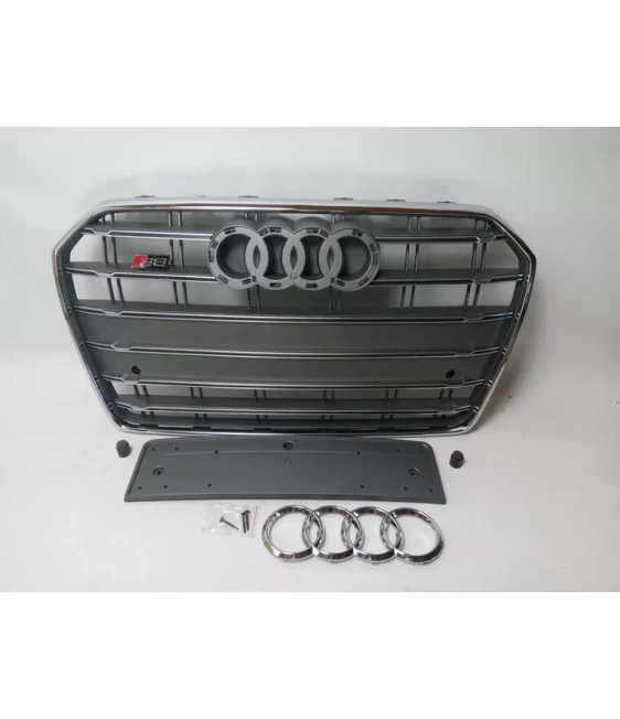  - Audi - 奥迪 RS6 前保险杠散热器格栅 QUATTRO 复制品，适用于 2016-2018 奥迪 A6 - 5 - 奥迪 RS6 前保险杠散热器格栅 QUATTRO for Audi A6 2016-2018