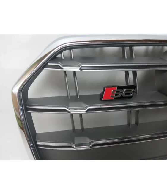  - Audi - 奥迪 RS6 前保险杠散热器格栅 QUATTRO 复制品，适用于 2016-2018 奥迪 A6 - 10 - 奥迪 RS6 前保险杠散热器格栅 QUATTRO for Audi A6 2016-2018