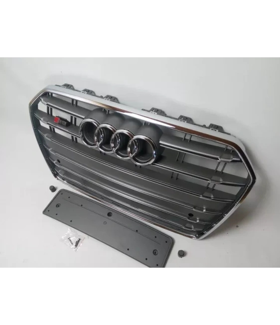  - Audi - 奥迪 RS6 前保险杠散热器格栅 QUATTRO 复制品，适用于 2016-2018 奥迪 A6 - 7 - 奥迪 RS6 前保险杠散热器格栅 QUATTRO for Audi A6 2016-2018