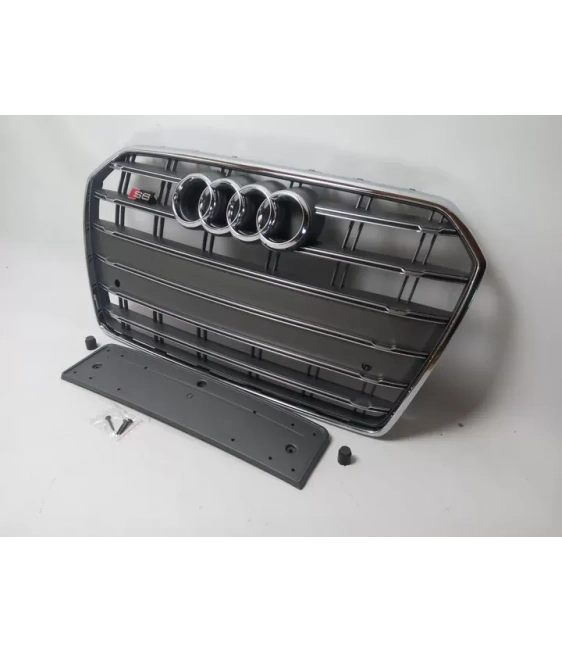  - Audi - 奥迪 RS6 前保险杠散热器格栅 QUATTRO 复制品，适用于 2016-2018 奥迪 A6 - 3 - 奥迪 RS6 前保险杠散热器格栅 QUATTRO for Audi A6 2016-2018