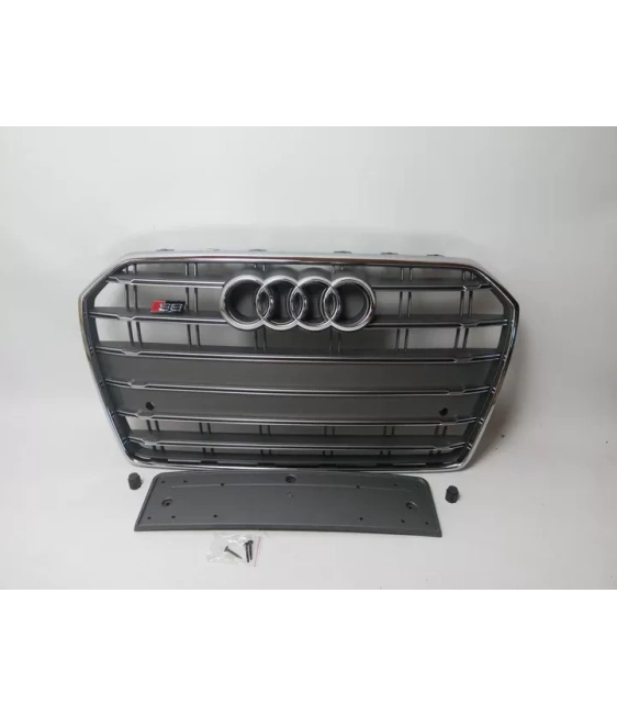  - Audi - 奥迪 RS6 前保险杠散热器格栅 QUATTRO 复制品，适用于 2016-2018 奥迪 A6 - 4 - 奥迪 RS6 前保险杠散热器格栅 QUATTRO for Audi A6 2016-2018