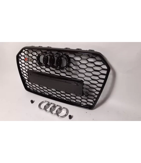 - Audi - Audi RS6 Frontstoßstange Kühlergrill schwarz für Audi A6 2016-2018 - 6 - Kaufen Sie den Audi RS6 Frontstoßstangen-Kühl - Audi - Audi RS6 Frontstoßstange Kühlergrill schwarz für Audi A6 2016-2018 - 6 - Kaufen Sie den Audi RS6 Frontstoßstangen-Kühl