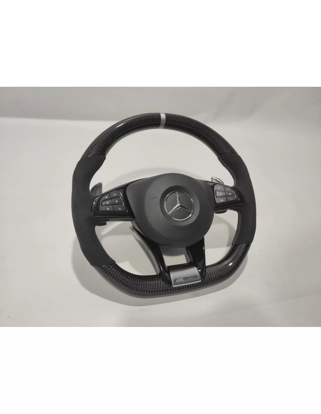 - Steering Wheels - Mercedes-Benz GLE GLC GLS W205 Volante Carbono Alcantara - 13 - Melhore a sua experiência de condução com o - Steering Wheels - Mercedes-Benz GLE GLC GLS W205 Volante Carbono Alcantara - 13 - Melhore a sua experiência de condução com o