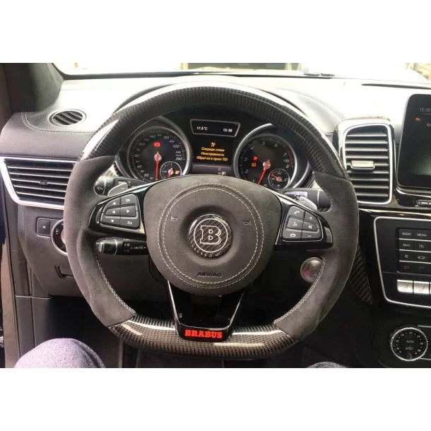 - Volant - Mercedes-Benz GLE GLC GLS C CLA W205 W166 X166 Volant Carbone Alcantara - 1 - Achetez Mercedes-Benz GLE GLC GLS C CL