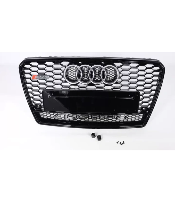 - Audi - Audi RS7 front bumper radiator grille black QUATTRO for Audi A7 2010-2014 - 2 - Buy the Audi RS7 bumper radiator grill  - Audi - Audi RS7 front bumper radiator grille black QUATTRO for Audi A7 2010-2014 - 2 - Buy the Audi RS7 bumper radiator grill