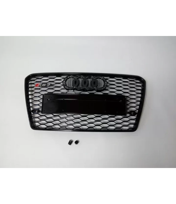  - Audi - Osłona chłodnicy przedniego zderzaka Audi RS7 czarna QUATTRO do Audi A7 2010-2014 - 1 - Kup osłonę chłodnicy zderzaka 