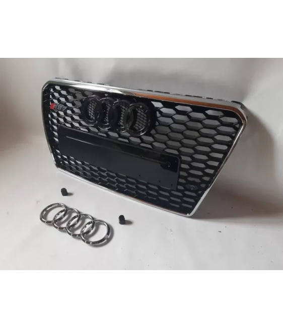 - Audi - Osłona chłodnicy przedniego zderzaka Audi RS7 czarna QUATTRO do Audi A7 2010-2014 - 7 - Kup osłonę chłodnicy zderzaka - Audi - Osłona chłodnicy przedniego zderzaka Audi RS7 czarna QUATTRO do Audi A7 2010-2014 - 7 - Kup osłonę chłodnicy zderzaka