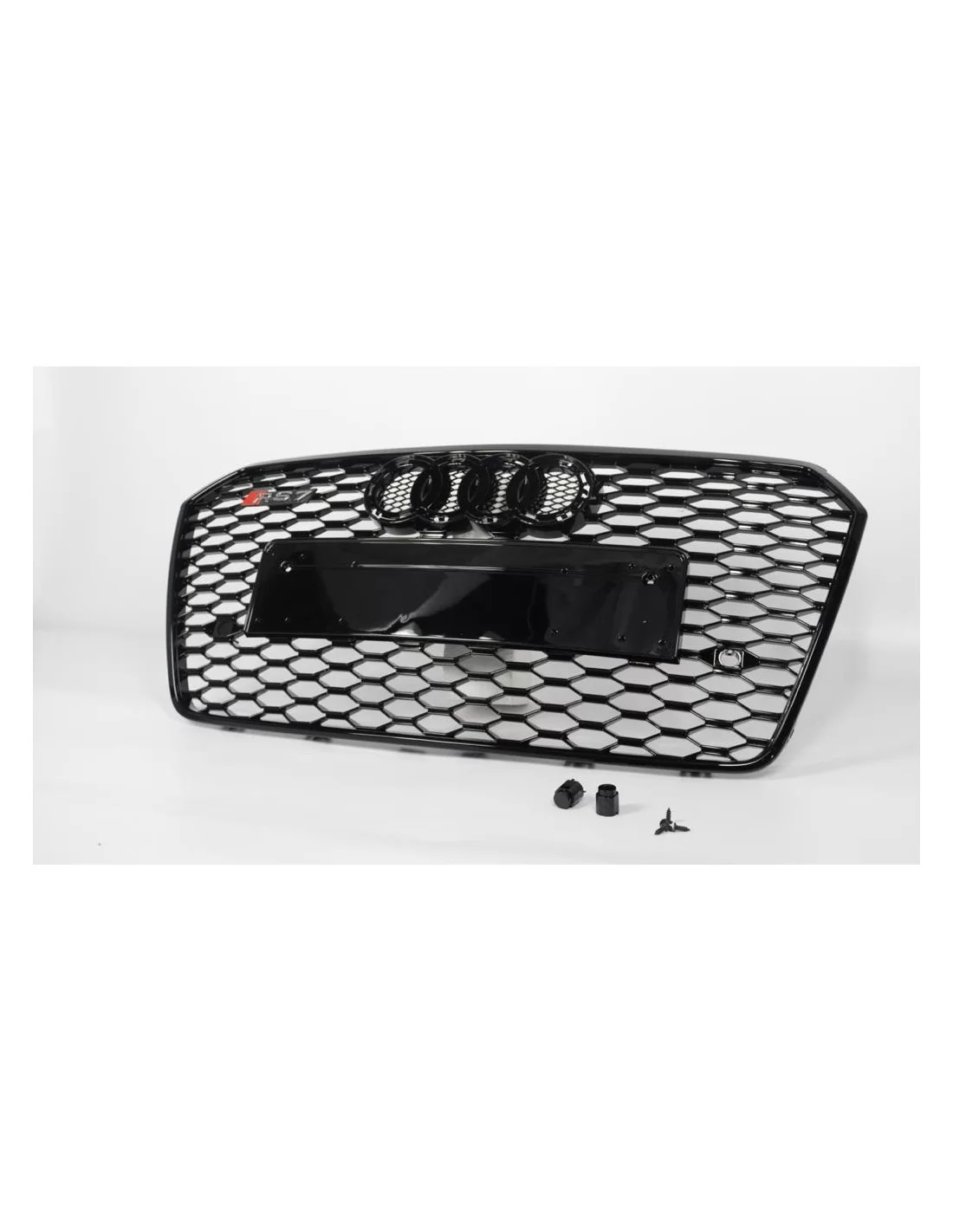  - Audi - Audi RS7 Zwarte voorbumper radiatorrooster voor Audi A7 2014-2017 - 2 - Koop de Audi RS7 zwarte voorbumper radiateurgr