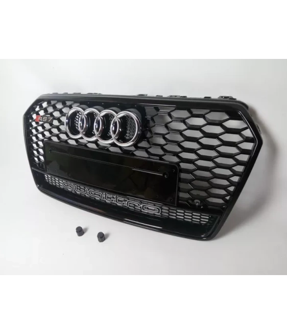  - Audi - Audi RS7 Frontstoßstange Kühlergrill Schwarz QUATTRO für Audi A7 2014-2017 - 2 - Kaufen Sie den Audi RS7 Stoßfänger Kü