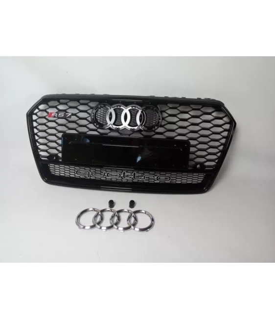  - Audi - Audi RS7 Frontstoßstange Kühlergrill Schwarz QUATTRO für Audi A7 2014-2017 - 6 - Kaufen Sie den Audi RS7 Stoßfänger Kü