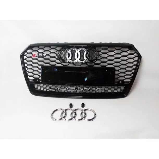  - Audi - Audi RS7 Frontstoßstange Kühlergrill Schwarz QUATTRO für Audi A7 2014-2017 - 1 - Kaufen Sie den Audi RS7 Stoßfänger Kü