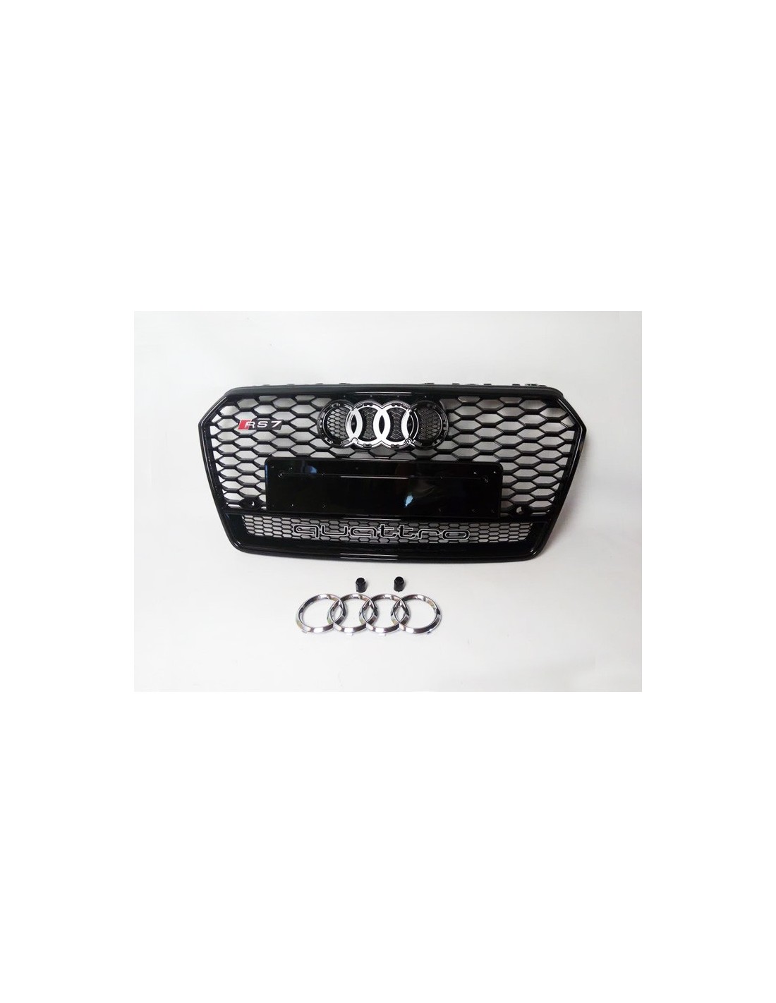  - Audi - 奥迪 RS7 前保险杠散热器格栅（黑色 QUATTRO），适用于 2014-2017 年款奥迪 A7 - 1 - 在 Tuneverse 购买适用于奥迪 A7 2014-2017 的奥迪 RS7 保险杠散热器格栅黑色 QUATTRO！现
