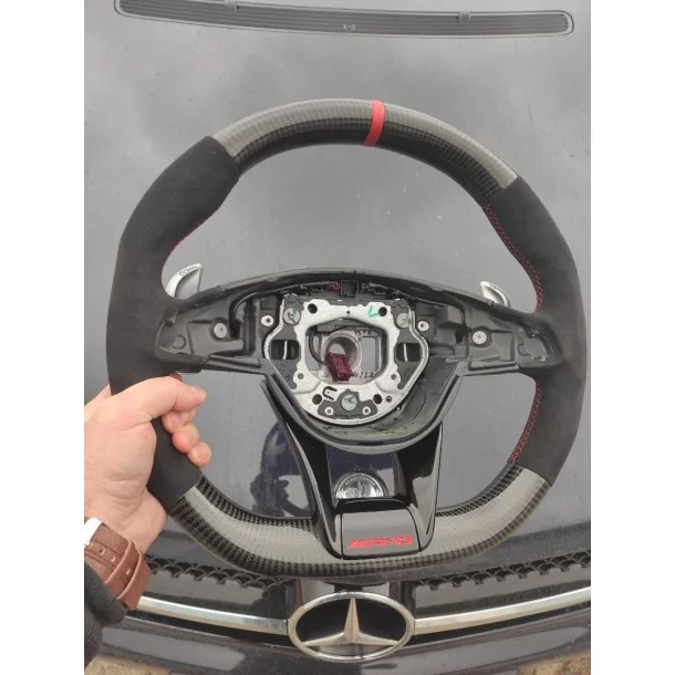  - Steering Wheels - Kierownica Mercedes-Benz GLE GLC GLS W205 Carbon Alcantara - 10 - Kierownica Mercedes-Benz GLE GLC GLS W205