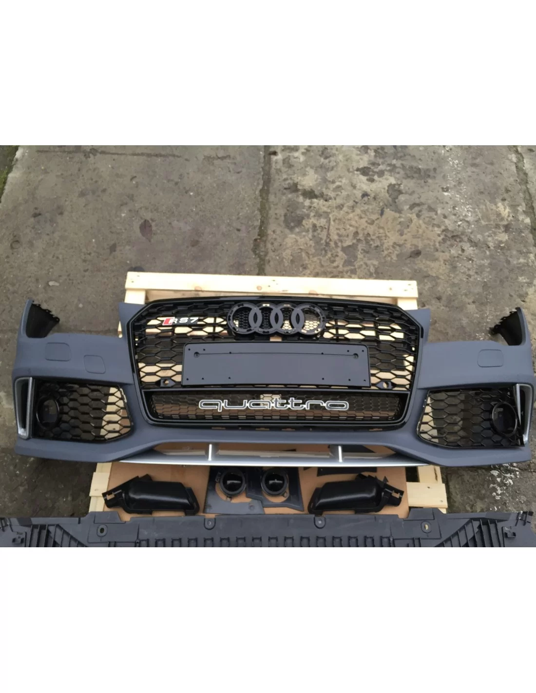  - Audi - Audi A7 4G 2012-2015 paraurti anteriore con griglia RS7 optics - 2 - Acquista la griglia radiatore paraurti anteriore 