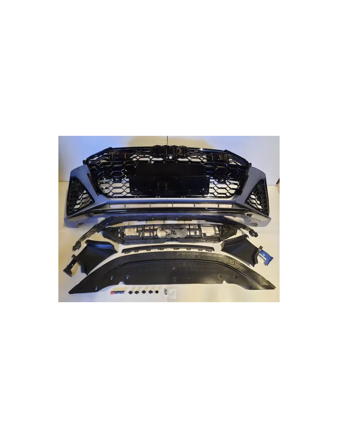  - Audi - Audi A7 4G 2012-2015 Stoßstange vorne Stoßsfänger mit Grill RS7 Optik - 1 - Köp Audi RS7 främre stötfångare kylargrill