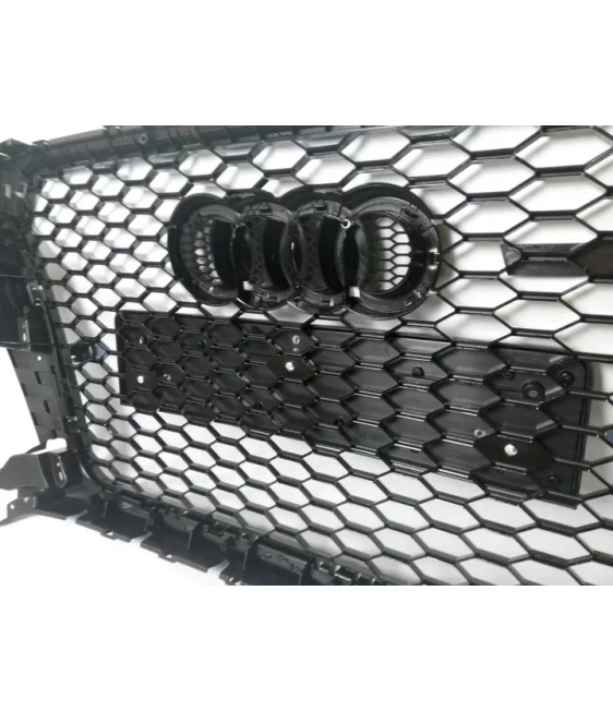  - Audi - Audi Q3 8U 2012-2015 grille honingraat RSQ3 optiek zwart zwart - 3 - Transformeer je Audi Q3 (2012-2015) met deze RSQ3