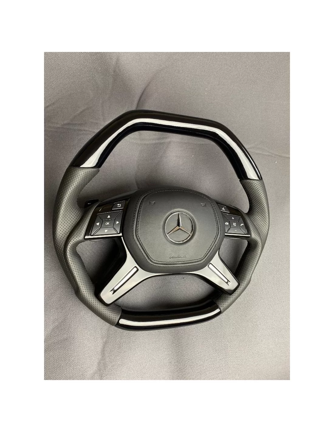 - Volant - Mercedes-Benz W463 X166 W166 W212 Volant en cuir noir piano - 7 - Achetez le volant Mercedes-Benz W463 X166 W166 W21 - Volant - Mercedes-Benz W463 X166 W166 W212 Volant en cuir noir piano - 7 - Achetez le volant Mercedes-Benz W463 X166 W166 W21