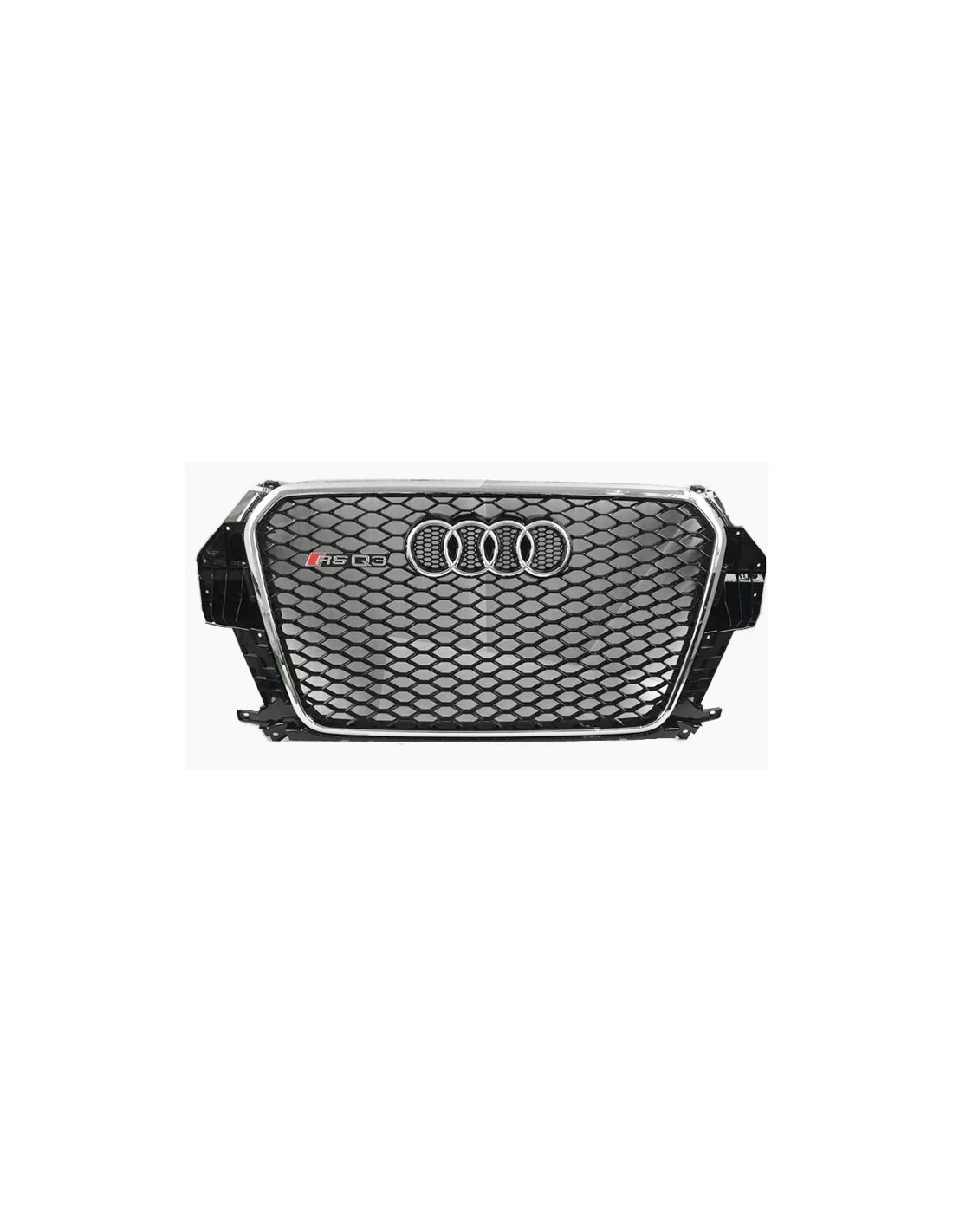 - Audi - Für Audi Q3 8U 2012-2015 Kühlergrill im SQ3 Kühlergrill Look Chrom - 1 - Verbessern Sie Ihren Audi Q3 (2012-2015) mit - Audi - Für Audi Q3 8U 2012-2015 Kühlergrill im SQ3 Kühlergrill Look Chrom - 1 - Verbessern Sie Ihren Audi Q3 (2012-2015) mit