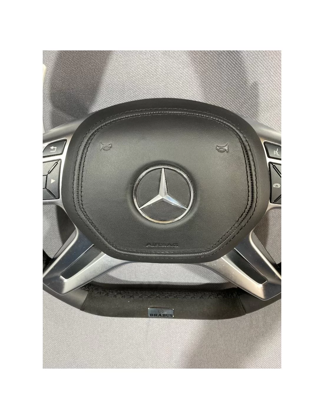  - Steering Wheels - Mercedes-Benz W463 X166 W166 W212 Volante em Couro Alcantara - 4 - Comprar Volante Mercedes-Benz W463 X166 