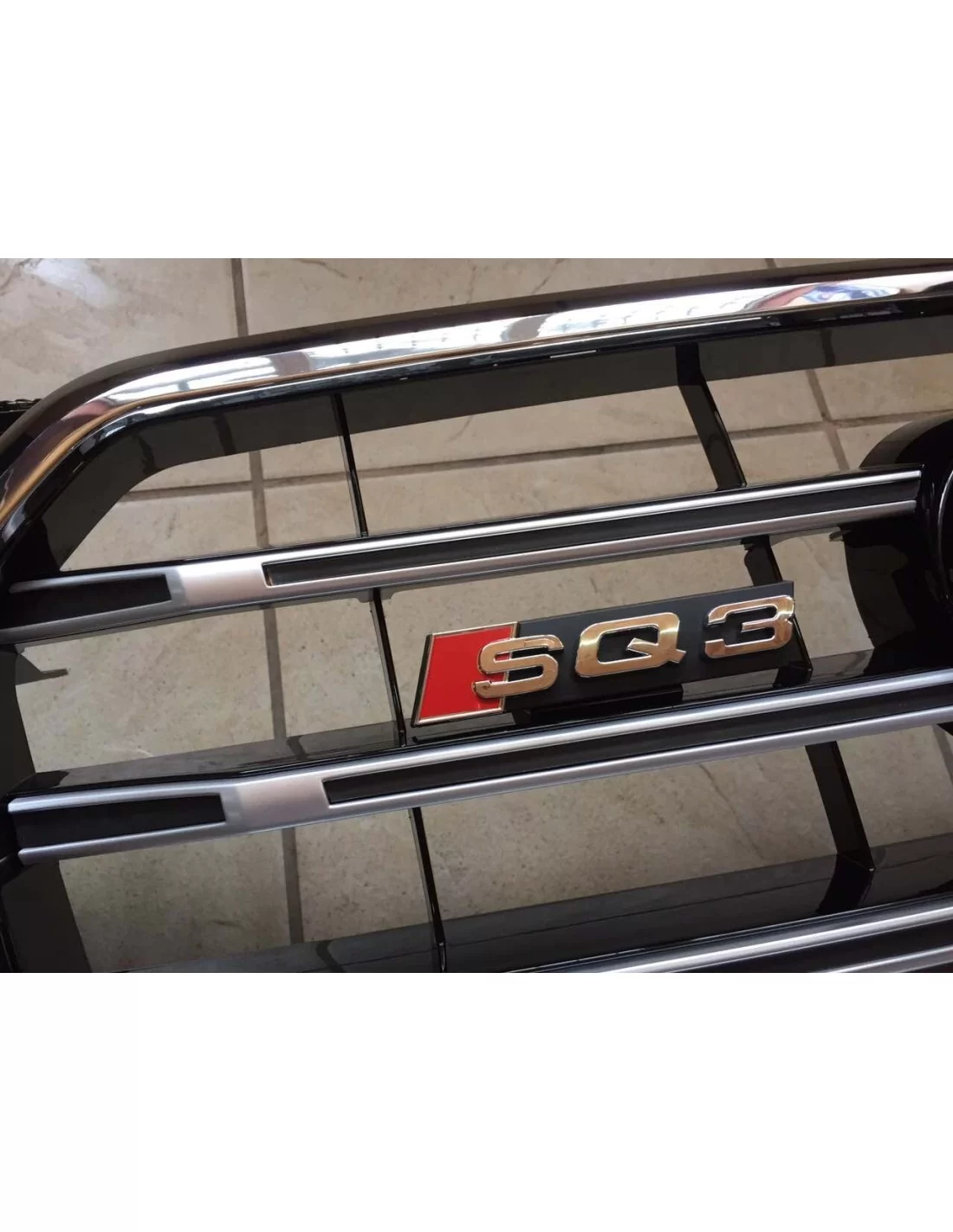 - Audi - For Audi Q3 8U 2012-2015 Grill front grille in SQ3 look - 4 - Enhance your Audi Q3 (2012-2015) with this SQ3 look fron  - Audi - For Audi Q3 8U 2012-2015 Grill front grille in SQ3 look - 4 - Enhance your Audi Q3 (2012-2015) with this SQ3 look fron