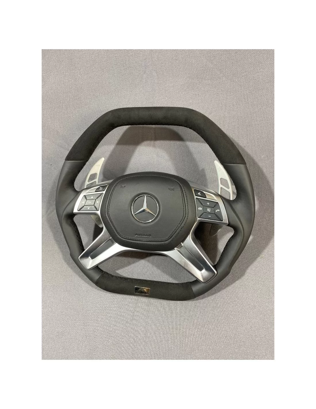  - Steering Wheels - Mercedes-Benz W463 X166 W166 W212 Volante em Couro Alcantara - 5 - Comprar Volante Mercedes-Benz W463 X166 
