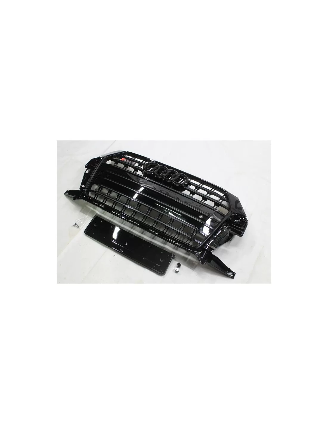 - Audi - Audi Q3 8U 2014-2018 Grill Radiatorrooster Grill SQ3 Zwart - 2 - Upgrade je Audi Q3 (2014-2018) met deze gestroomlijnd - Audi - Audi Q3 8U 2014-2018 Grill Radiatorrooster Grill SQ3 Zwart - 2 - Upgrade je Audi Q3 (2014-2018) met deze gestroomlijnd