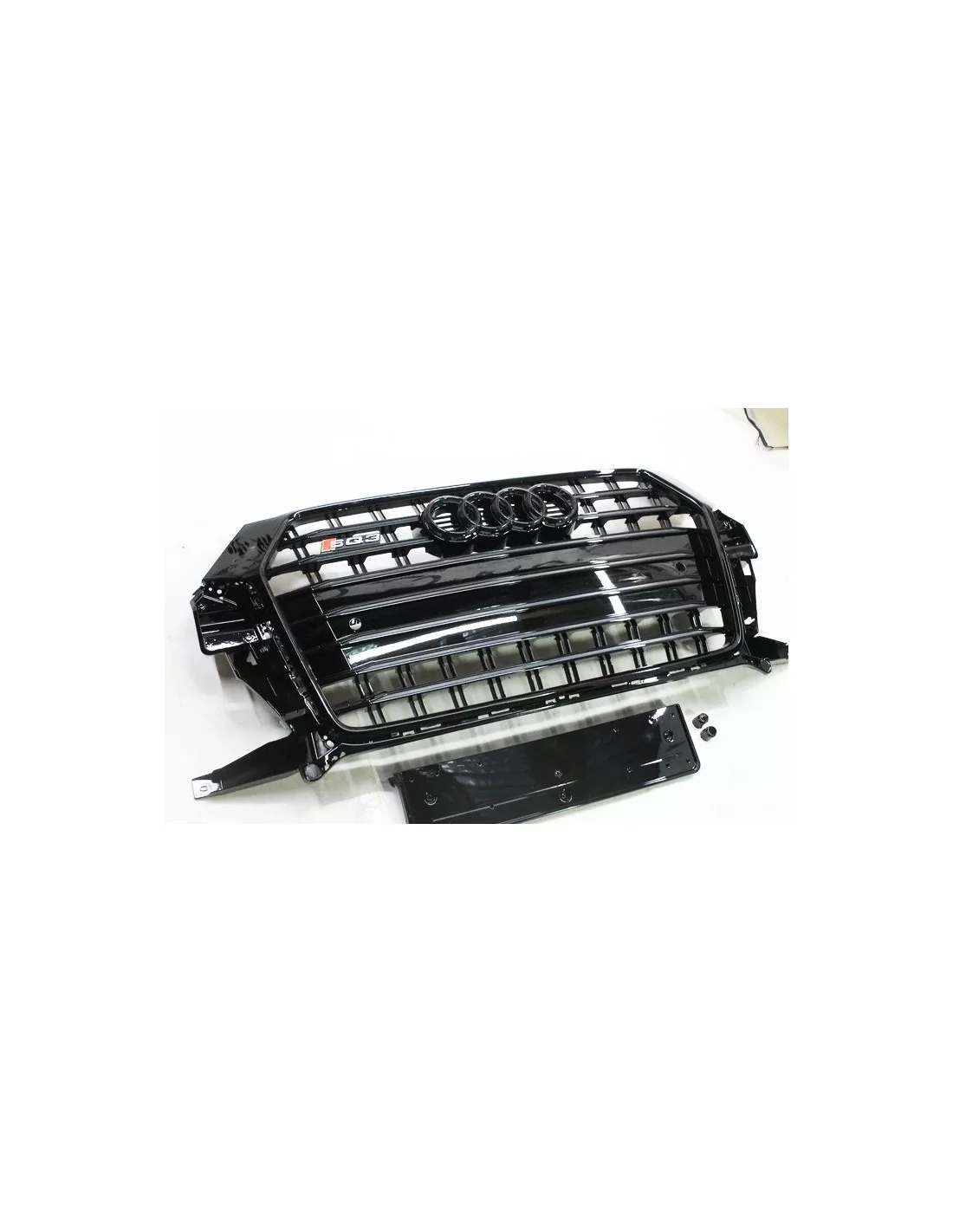 - Audi - Audi Q3 8U 2014-2018 Grill Radiatorrooster Grill SQ3 Zwart - 5 - Upgrade je Audi Q3 (2014-2018) met deze gestroomlijnd - Audi - Audi Q3 8U 2014-2018 Grill Radiatorrooster Grill SQ3 Zwart - 5 - Upgrade je Audi Q3 (2014-2018) met deze gestroomlijnd