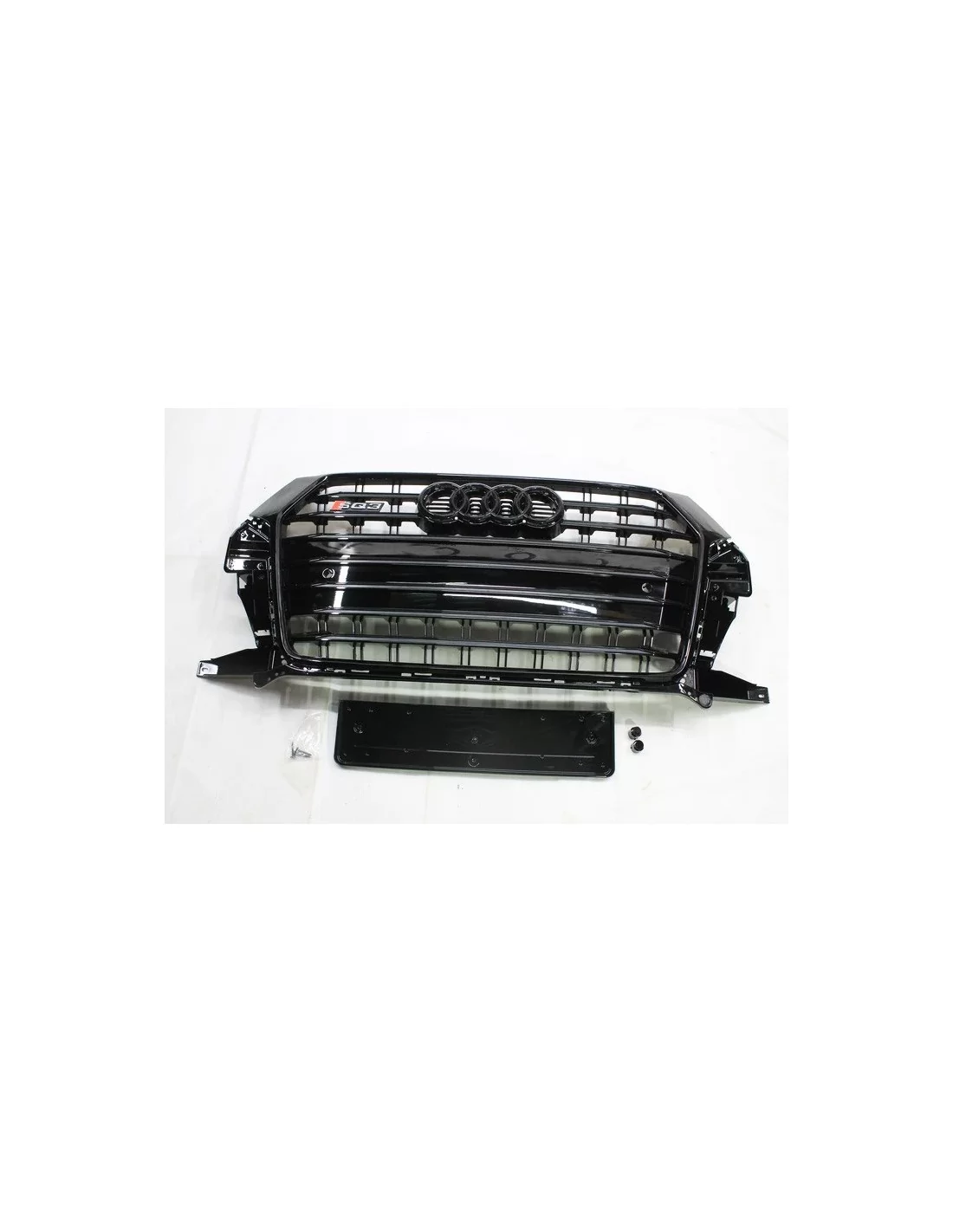- Audi - Audi Q3 8U 2014-2018 Grill Radiator grille Grill SQ3 Black - 6 - Upgrade your Audi Q3 (2014-2018) with this sleek SQ3   - Audi - Audi Q3 8U 2014-2018 Grill Radiator grille Grill SQ3 Black - 6 - Upgrade your Audi Q3 (2014-2018) with this sleek SQ3