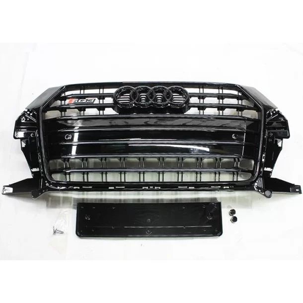 - Audi - Audi Q3 8U 2014-2018 Grill Radiatorrooster Grill SQ3 Zwart - 1 - Upgrade je Audi Q3 (2014-2018) met deze gestroomlijnd