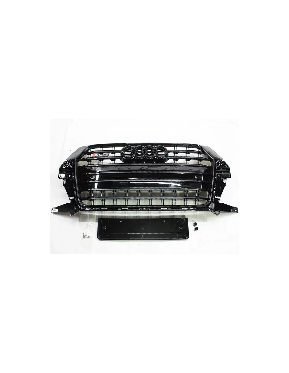 - Audi - Audi Q3 8U 2014-2018 Grelha do radiador Grelha do radiador SQ3 Preto - 1 - Actualize o seu Audi Q3 (2014-2018) com est  - Audi - Audi Q3 8U 2014-2018 Grelha do radiador Grelha do radiador SQ3 Preto - 1 - Actualize o seu Audi Q3 (2014-2018) com est