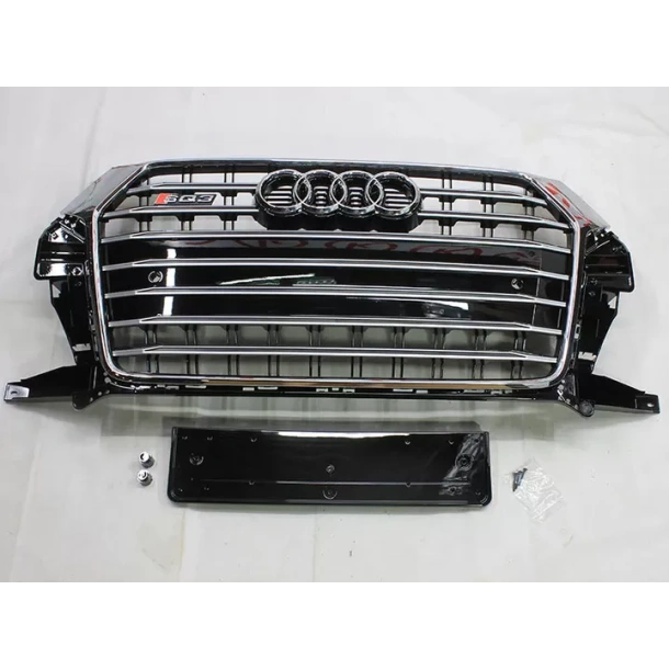  - Audi - Audi Q3 8U 2014-2018 Grill Kühlergrill SQ3 Chrome Style - 1 - Verbessern Sie Ihren Audi Q3 (2014-2018) mit diesem stil