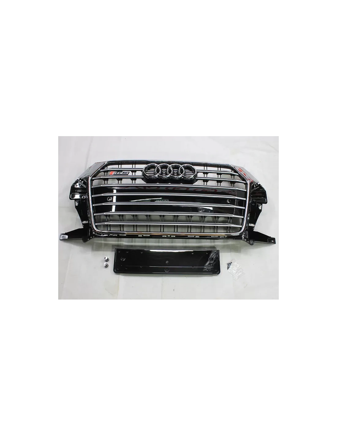 - Audi - Audi Q3 8U 2014-2018 Grill Kühlergrill SQ3 Chrome Style - 1 - Verbessern Sie Ihren Audi Q3 (2014-2018) mit diesem stil - Audi - Audi Q3 8U 2014-2018 Grill Kühlergrill SQ3 Chrome Style - 1 - Verbessern Sie Ihren Audi Q3 (2014-2018) mit diesem stil