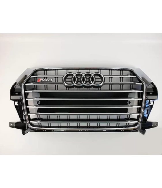 - Audi - Audi Q3 8U 2014-2018 Grill Kühlergrill SQ3 Chrome Style - 2 - Verbessern Sie Ihren Audi Q3 (2014-2018) mit diesem stil - Audi - Audi Q3 8U 2014-2018 Grill Kühlergrill SQ3 Chrome Style - 2 - Verbessern Sie Ihren Audi Q3 (2014-2018) mit diesem stil