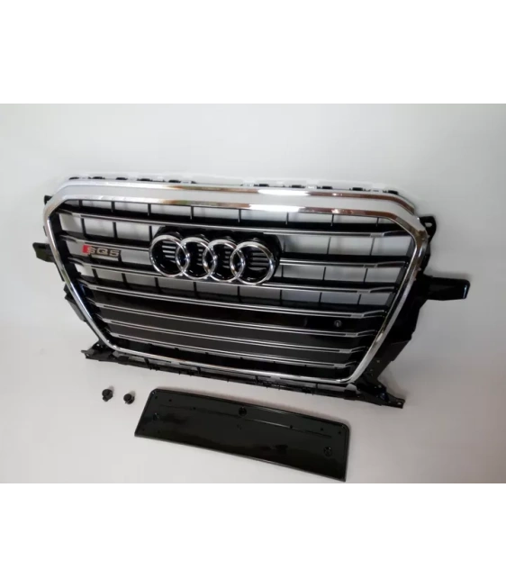 - Audi - Audi SQ5 chrome front bumper radiator grille for Audi Q5 2012-2015 S-Line - 6 - Audi SQ5 chrome front bumper radiator - Audi - Audi SQ5 chrome front bumper radiator grille for Audi Q5 2012-2015 S-Line - 6 - Audi SQ5 chrome front bumper radiator