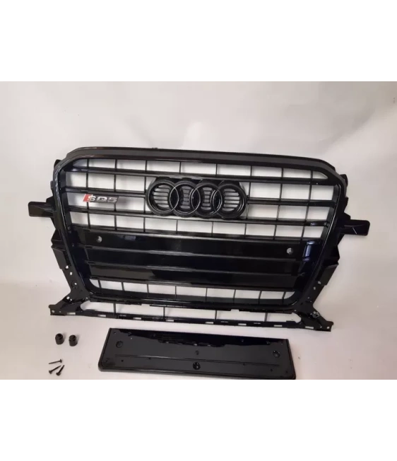 - Audi - Audi SQ5 BLACK främre stötfångare kylarskydd för Audi Q5 2012-2015 S-Line - 9 - Audi SQ5 BLACK främre stötfångare kyla - Audi - Audi SQ5 BLACK främre stötfångare kylarskydd för Audi Q5 2012-2015 S-Line - 9 - Audi SQ5 BLACK främre stötfångare kyla