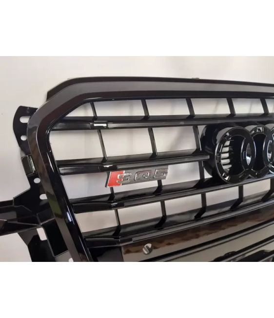 - Audi - Cubre radiador parachoques delantero Audi SQ5 NEGRO para Audi Q5 2012-2015 S-Line - 11 - Cubre radiador parachoques de - Audi - Cubre radiador parachoques delantero Audi SQ5 NEGRO para Audi Q5 2012-2015 S-Line - 11 - Cubre radiador parachoques de