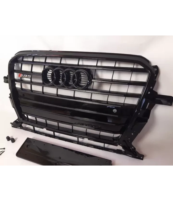 - Audi - Cubre radiador parachoques delantero Audi SQ5 NEGRO para Audi Q5 2012-2015 S-Line - 14 - Cubre radiador parachoques de - Audi - Cubre radiador parachoques delantero Audi SQ5 NEGRO para Audi Q5 2012-2015 S-Line - 14 - Cubre radiador parachoques de