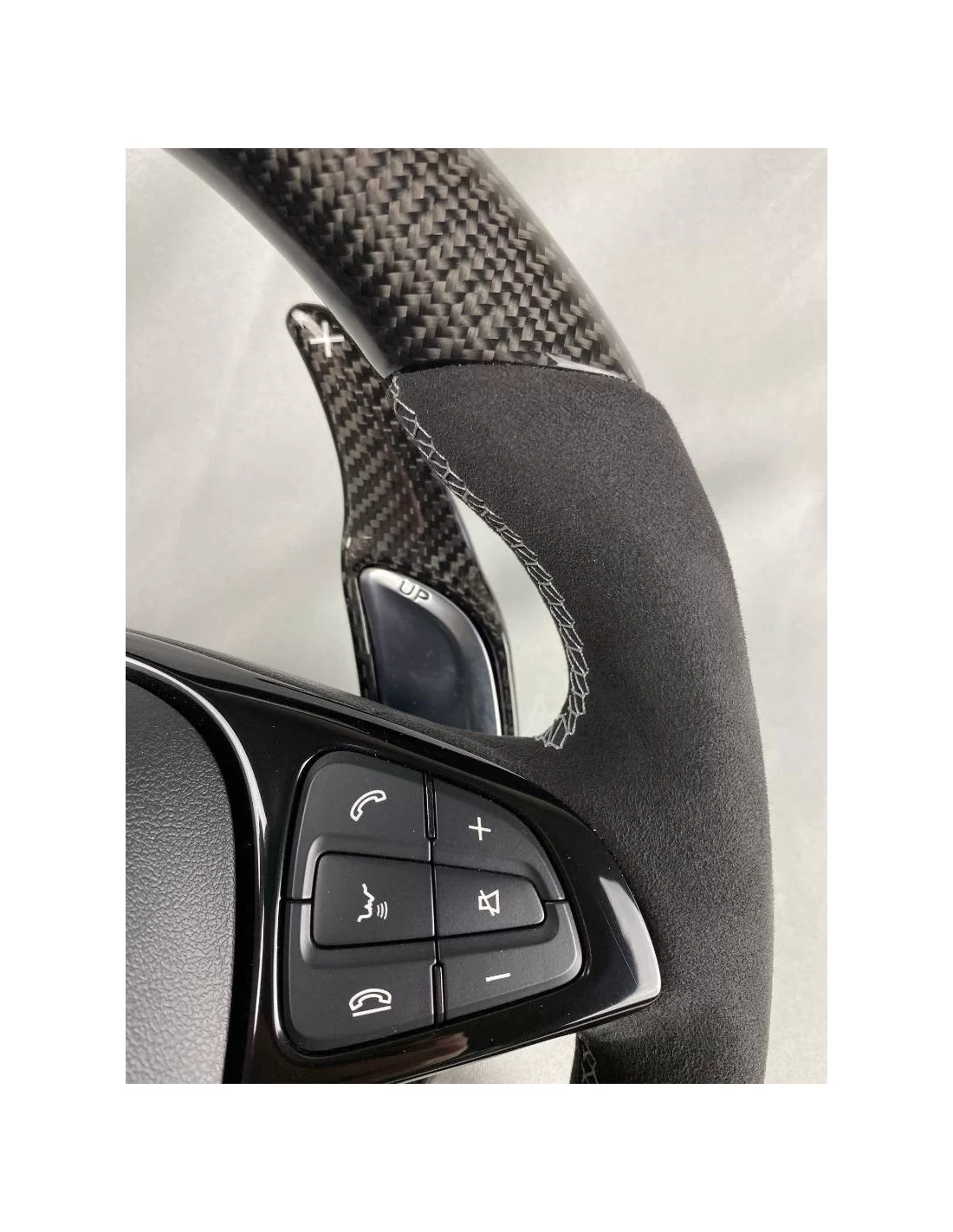  - Steering Wheels - AMG Mercedes-Benz W205 W213 Classe C Classe E Volante Carbono Alcantara - 6 - Eleve o seu interior com o vo