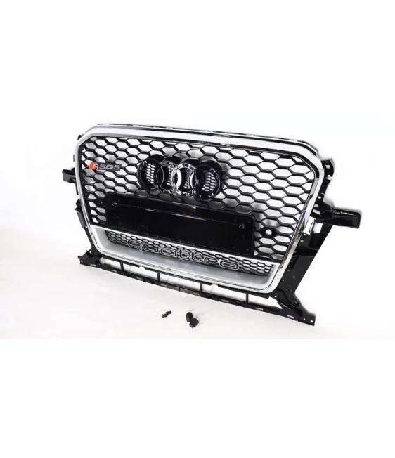 - Audi - Audi SQ5 crom parachoques delantero parrilla del radiador para Audi Q5 2012-2015 S-Line - 2 - ¡Mejore su Audi Q5 S-Lin - Audi - Audi SQ5 crom parachoques delantero parrilla del radiador para Audi Q5 2012-2015 S-Line - 2 - ¡Mejore su Audi Q5 S-Lin