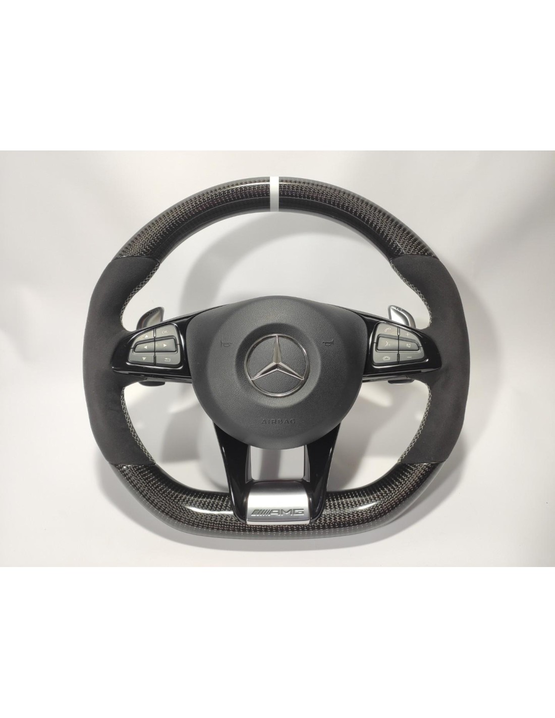 - Steering Wheels - Mercedes-Benz A B S V CLA GLA GLE GLS GLC Kierownica Carbon Alcantara - 1 - Mercedes-Benz A B S V CLA GLA G  - Steering Wheels - Mercedes-Benz A B S V CLA GLA GLE GLS GLC Kierownica Carbon Alcantara - 1 - Mercedes-Benz A B S V CLA GLA G