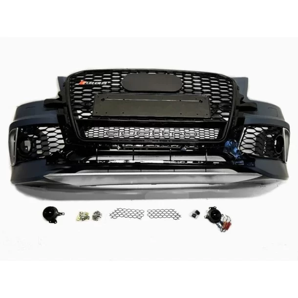  - Audi - Für Audi Q5 2012-2015 Stoßstange mit Kühlergrill RSQ5 Look schwarz - 3 - Verwandeln Sie Ihren Audi Q5 (2012-2015) mit 