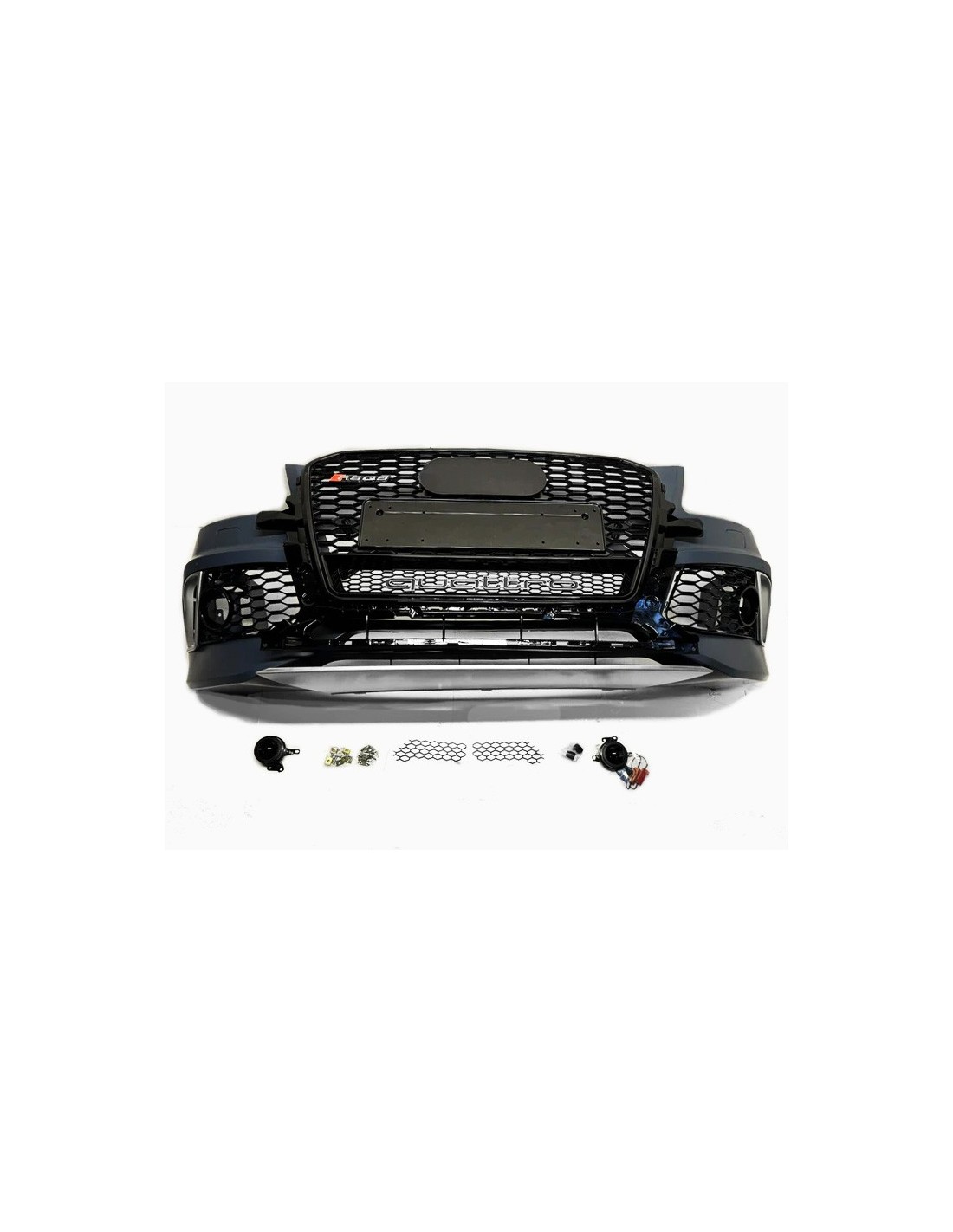 - Audi - Für Audi Q5 2012-2015 Stoßstange mit Kühlergrill RSQ5 Look schwarz - 3 - Verwandeln Sie Ihren Audi Q5 (2012-2015) mit   - Audi - Für Audi Q5 2012-2015 Stoßstange mit Kühlergrill RSQ5 Look schwarz - 3 - Verwandeln Sie Ihren Audi Q5 (2012-2015) mit