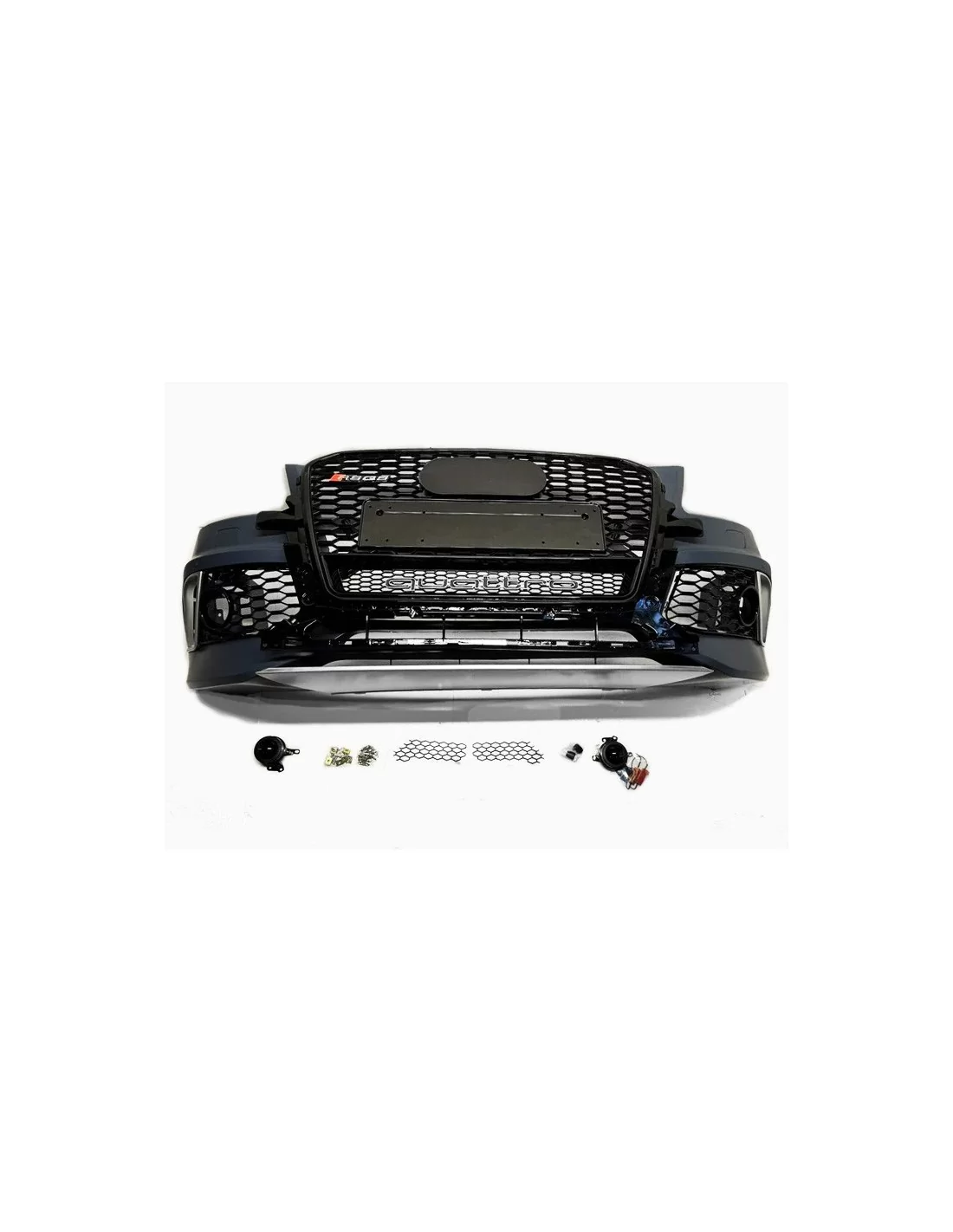- Audi - Para Audi Q5 2012-2015 parachoques con rejilla RSQ5 look negro - 3 - Transforma tu Audi Q5 (2012-2015) con este parago  - Audi - Para Audi Q5 2012-2015 parachoques con rejilla RSQ5 look negro - 3 - Transforma tu Audi Q5 (2012-2015) con este parago
