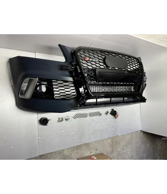 - Audi - Zderzak z kratką RSQ5 do Audi Q5 2012-2015, kolor czarny - 4 - Przekształć swoje Audi Q5 (2012-2015) za pomocą tego cz - Audi - Zderzak z kratką RSQ5 do Audi Q5 2012-2015, kolor czarny - 4 - Przekształć swoje Audi Q5 (2012-2015) za pomocą tego cz