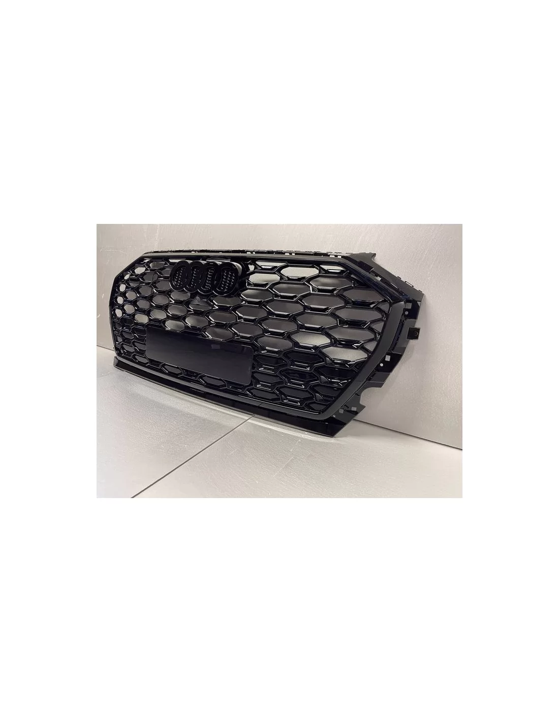  - Audi - Dla Audi Q5 FY 2021+ FL przednia osłona chłodnicy RSQ5 Style w kolorze czarnym czarnym - 3 - Ulepsz swoje Audi Q5 FY (