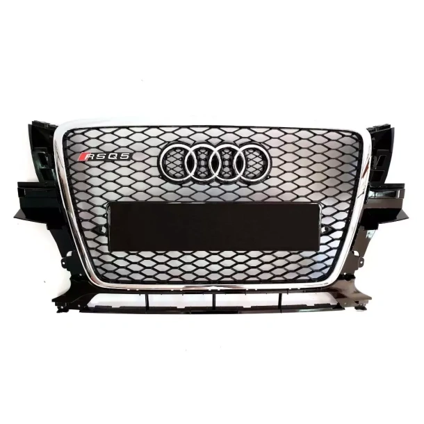  - Audi - Pour Audi Q5 8R 2008-2012 Grille de calandre en nid d'abeille RSQ5 Chrome - 1 - Améliorez votre Audi Q5 8R (2008-2012)